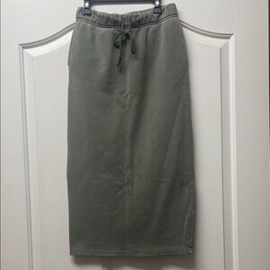 Forever 21 Gray Midi Pencil Skirt for Work